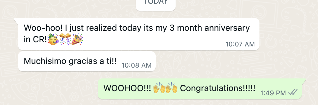 Client testimonial
