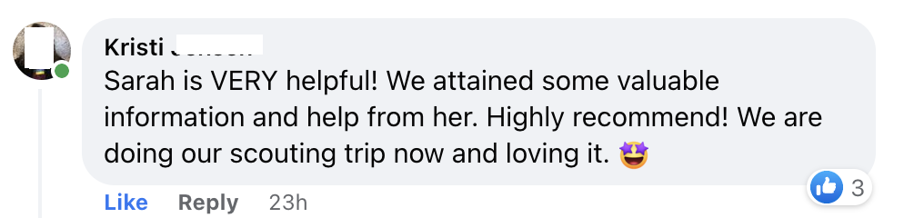 Client testimonial